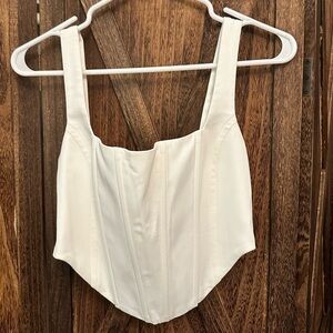 White Lovers and Friends Corset